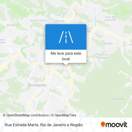 Rua Estrada Marte mapa