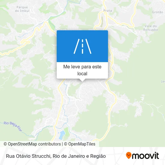 Rua Otávio Strucchi mapa