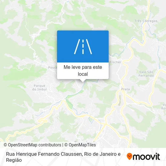Rua Henrique Fernando Claussen mapa