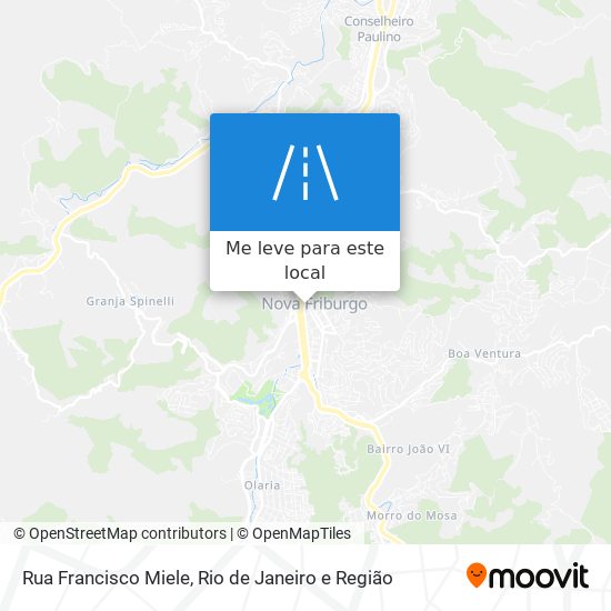 Rua Francisco Miele mapa