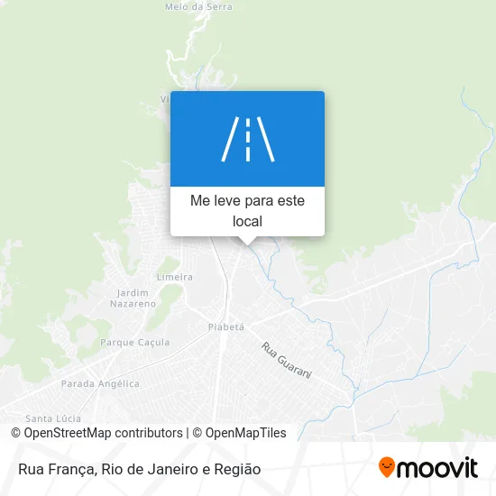 Rua França mapa