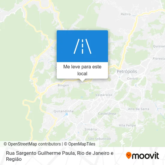 Rua Sargento Guilherme Paula mapa