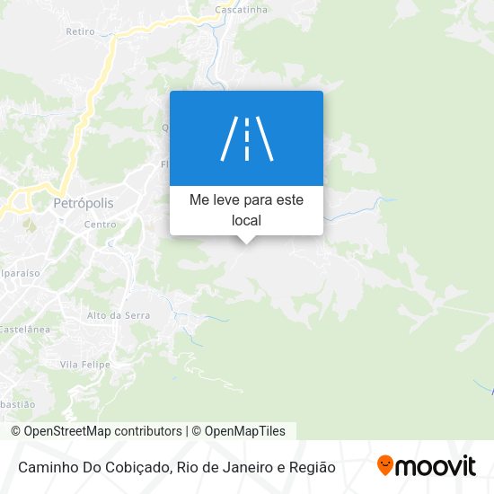 Caminho Do Cobiçado mapa