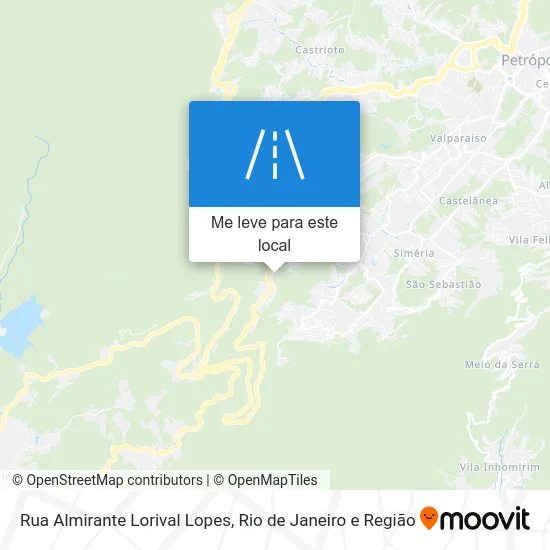 Rua Almirante Lorival Lopes mapa