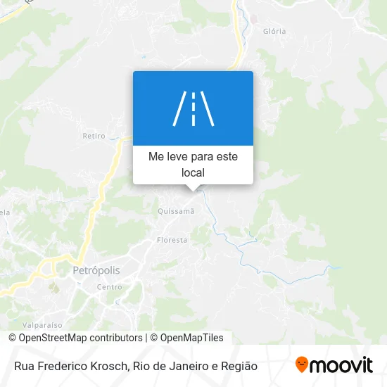 Rua Frederico Krosch mapa