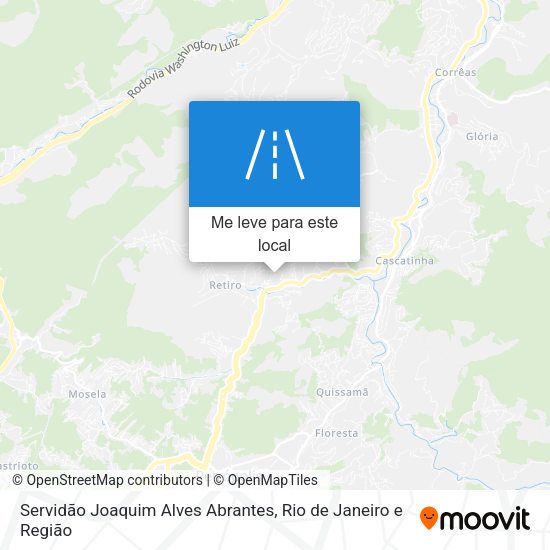 Servidão Joaquim Alves Abrantes mapa