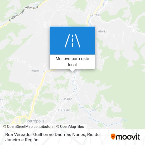 Rua Vereador Guilherme Daumas Nunes mapa