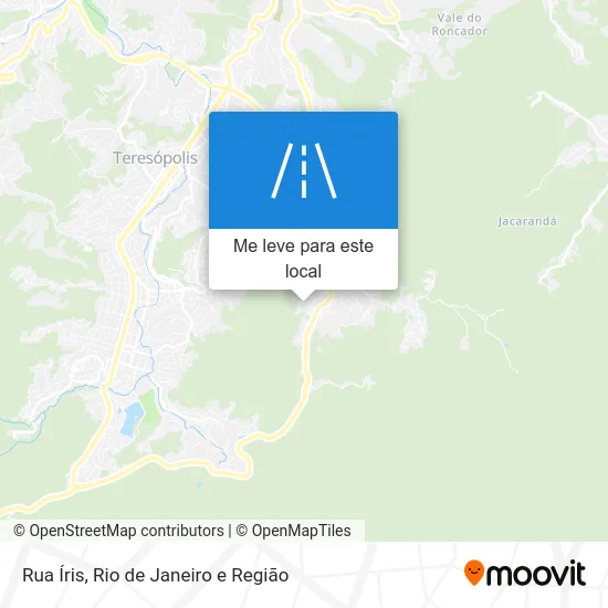 Rua Íris mapa