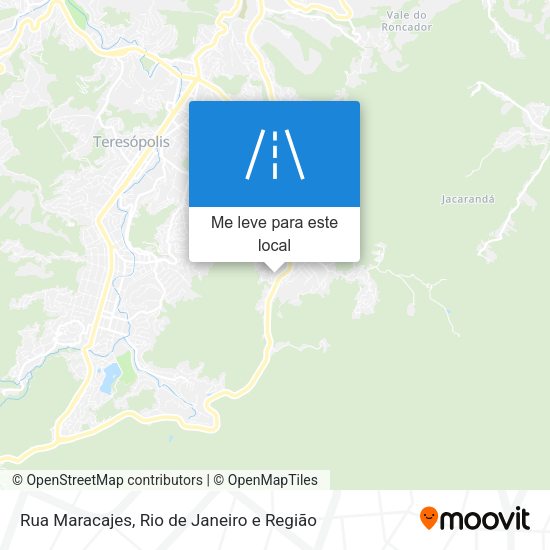 Rua Maracajes mapa