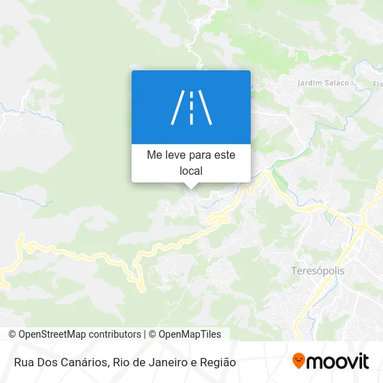 Rua Dos Canários mapa