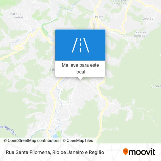 Rua Santa Filomena mapa