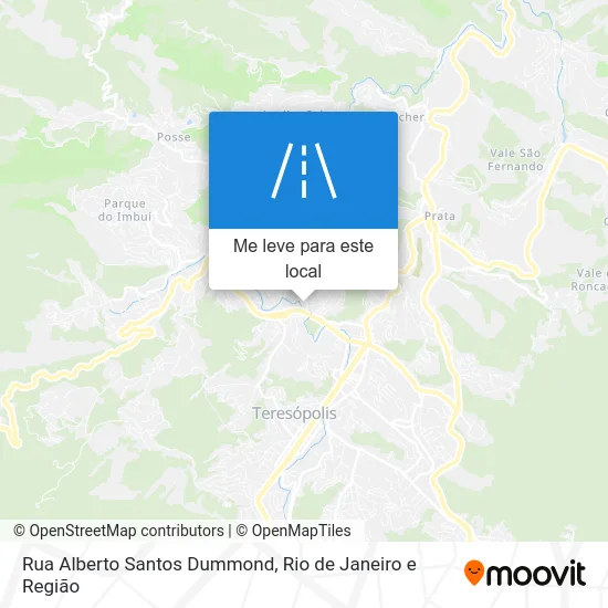 Rua Alberto Santos Dummond mapa