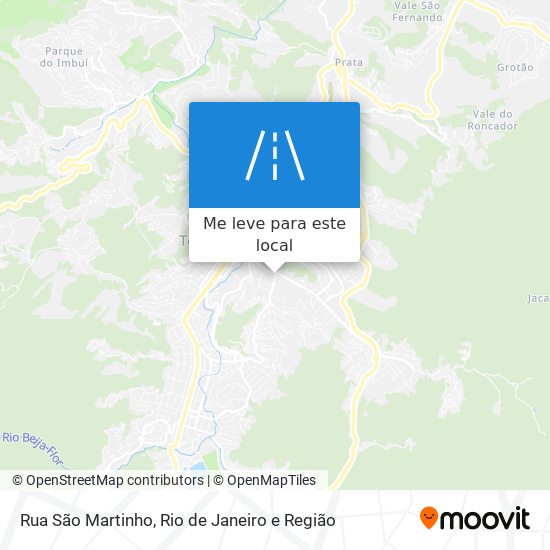 Rua São Martinho mapa