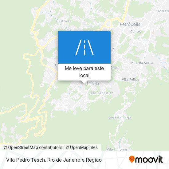 Vila Pedro Tesch mapa