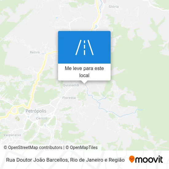Rua Doutor João Barcellos mapa