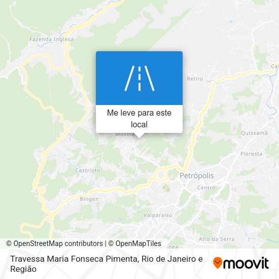 Travessa Maria Fonseca Pimenta mapa