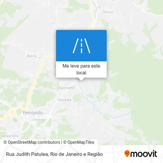 Rua Judith Patulea mapa