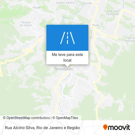 Rua Alcino Silva mapa