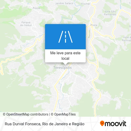 Rua Durval Fonseca mapa
