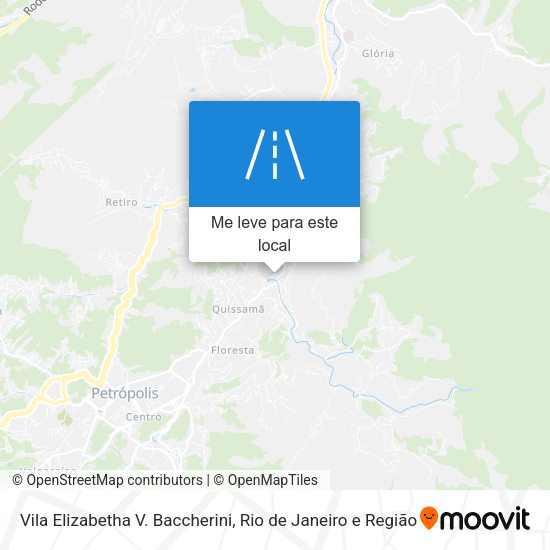 Vila Elizabetha V. Baccherini mapa