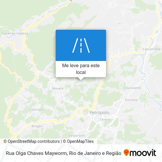 Rua Olga Chaves Mayworm mapa