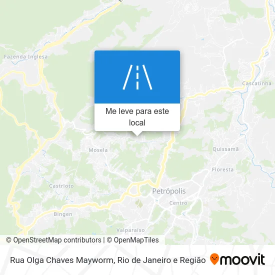 Rua Olga Chaves Mayworm mapa