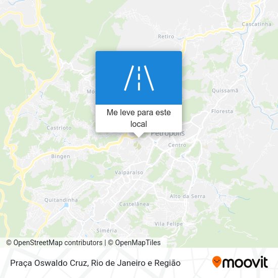 Praça Oswaldo Cruz mapa