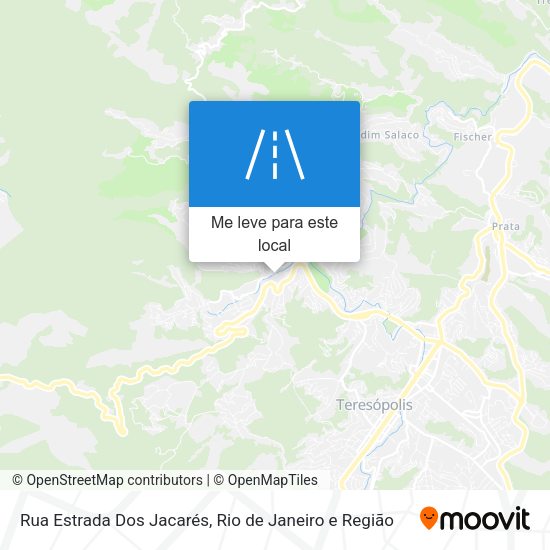Rua Estrada Dos Jacarés mapa