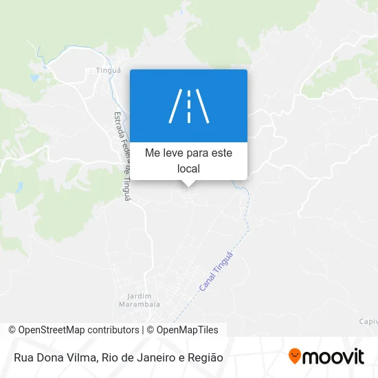 Rua Dona Vilma mapa