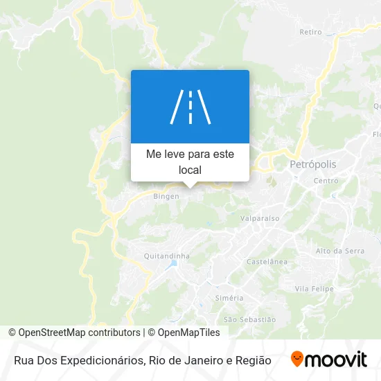 Rua Dos Expedicionários mapa