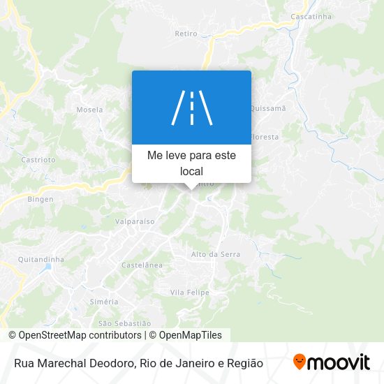 Rua Marechal Deodoro mapa