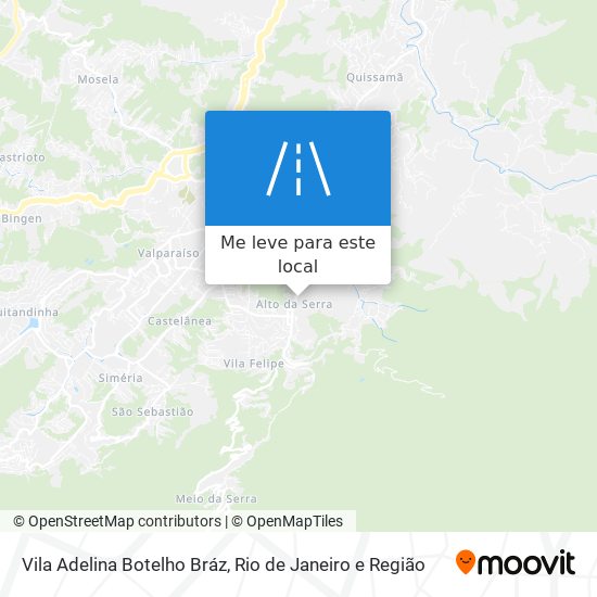 Vila Adelina Botelho Bráz mapa