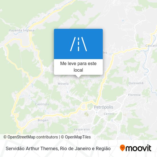 Servidão Arthur Thernes mapa