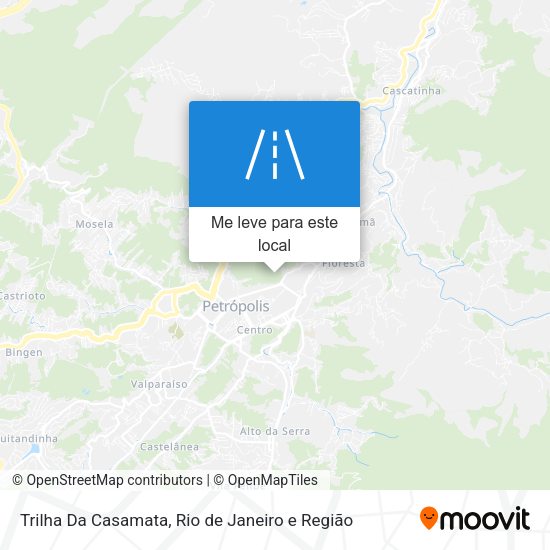 Trilha Da Casamata mapa