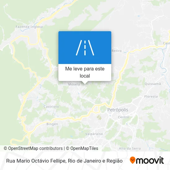Rua Mario Octávio Fellipe mapa