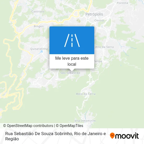 Rua Sebastião De Souza Sobrinho mapa