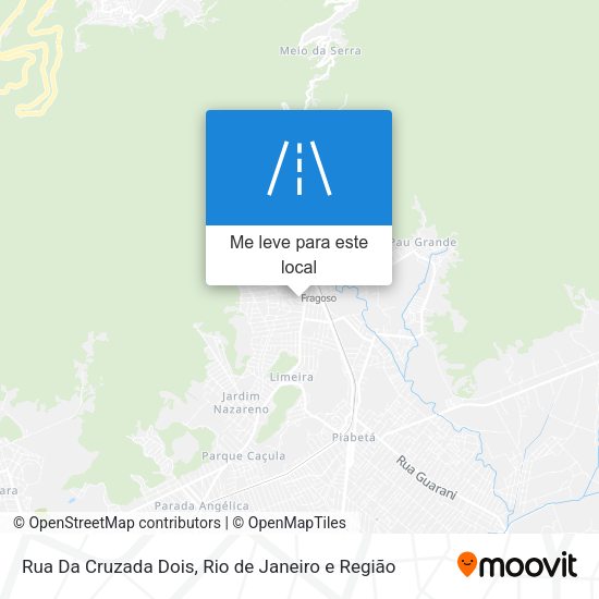 Rua Da Cruzada Dois mapa