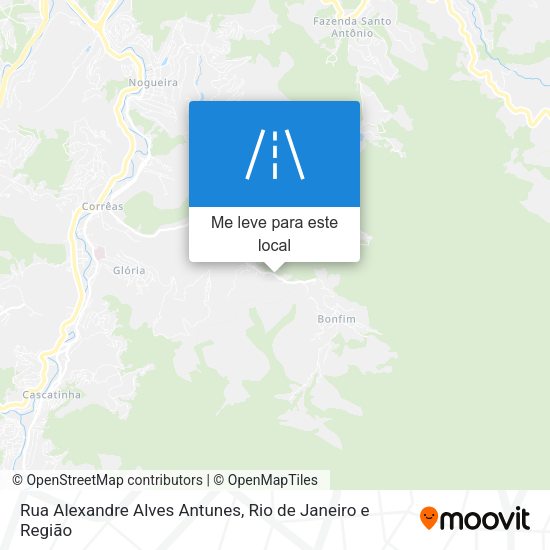Rua Alexandre Alves Antunes mapa