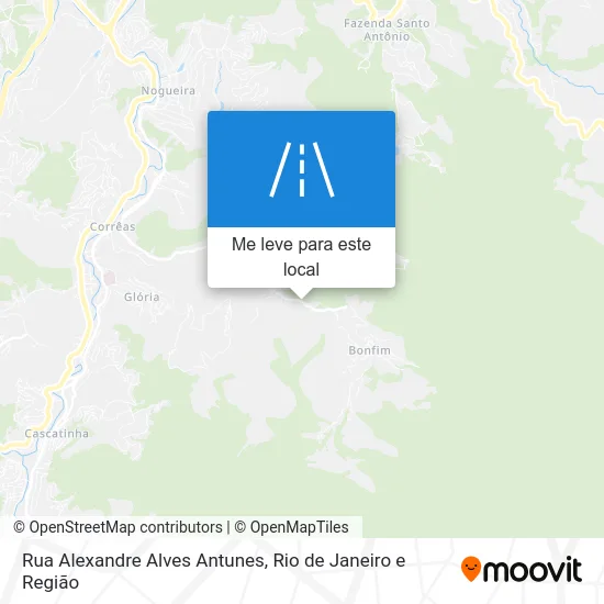 Rua Alexandre Alves Antunes mapa