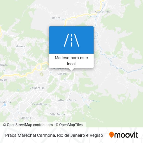 Praça Marechal Carmona mapa