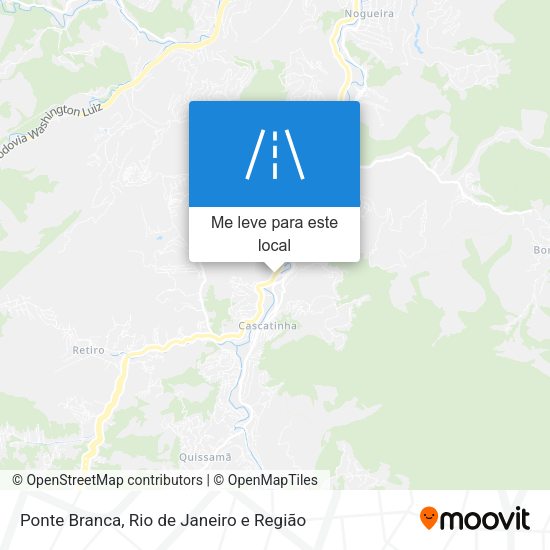 Ponte Branca mapa