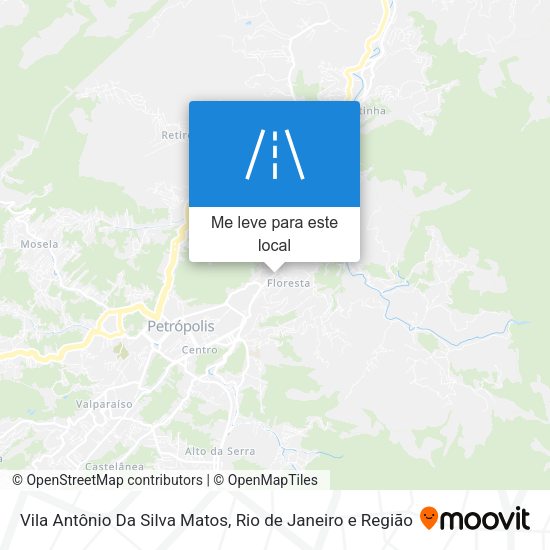 Vila Antônio Da Silva Matos mapa