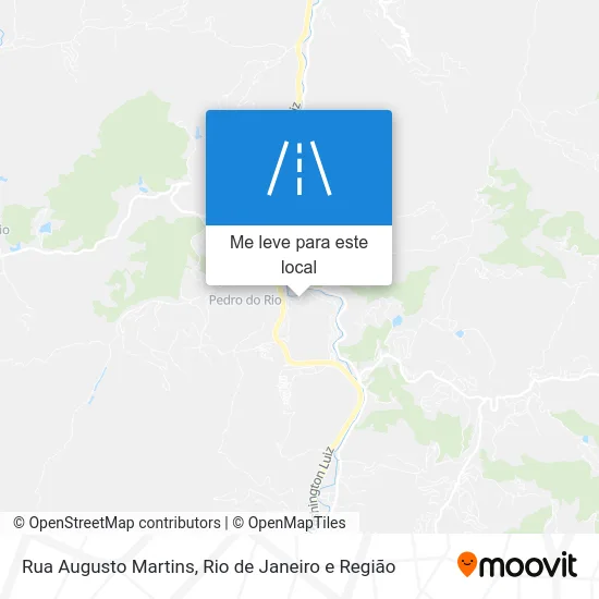 Rua Augusto Martins mapa