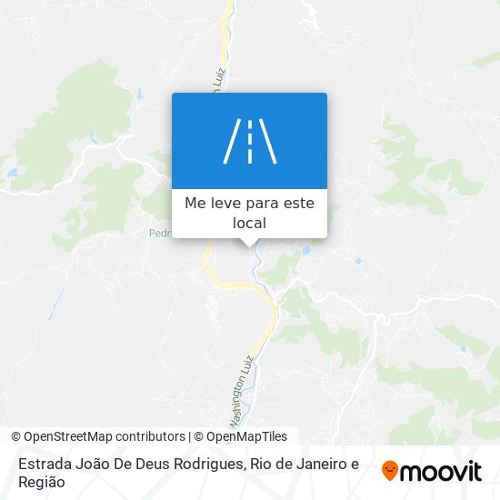 Estrada João De Deus Rodrigues mapa