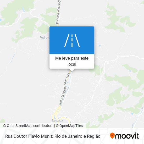 Rua Doutor Flávio Muniz mapa