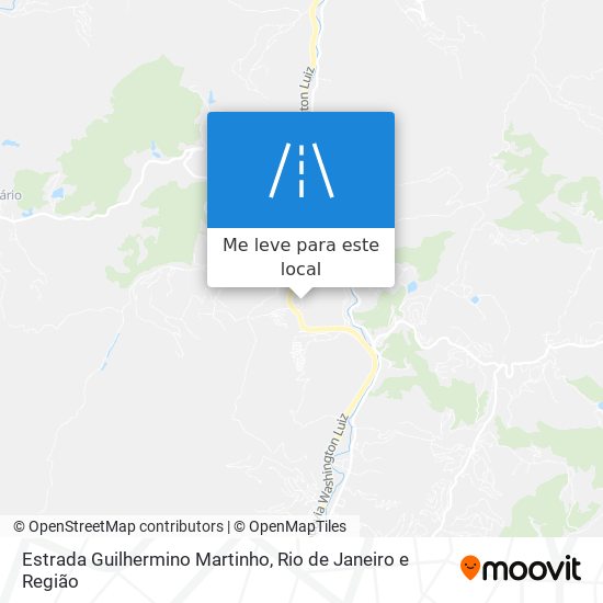 Estrada Guilhermino Martinho mapa