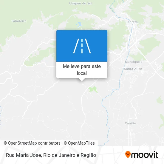 Rua Maria Jose mapa