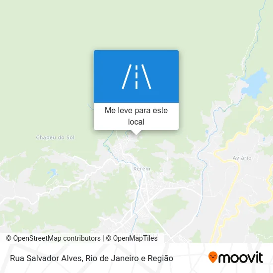 Rua Salvador Alves mapa