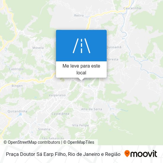 Praça Doutor Sá Earp Filho mapa