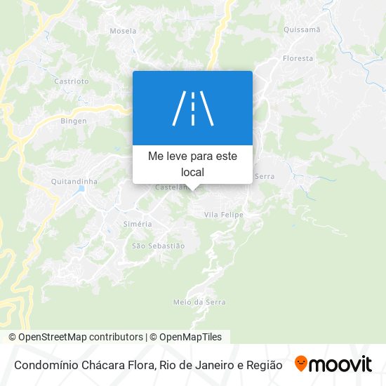 Condomínio Chácara Flora mapa